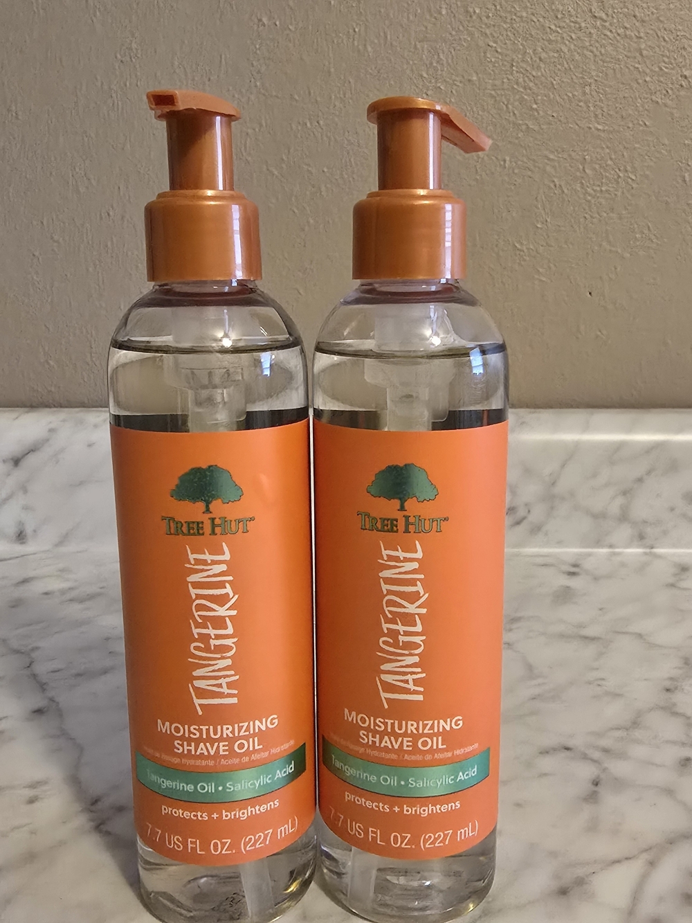 Tree Hut Tangerine Moisturizing Shave Oil 7.7 fl oz Hydration for All Skin Types